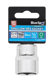 Blue Spot Tools 1/2" Shallow Hex Socket