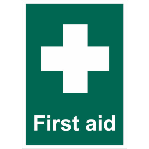 First aid 1.2mm Recyclable PP (148 x 210mm)