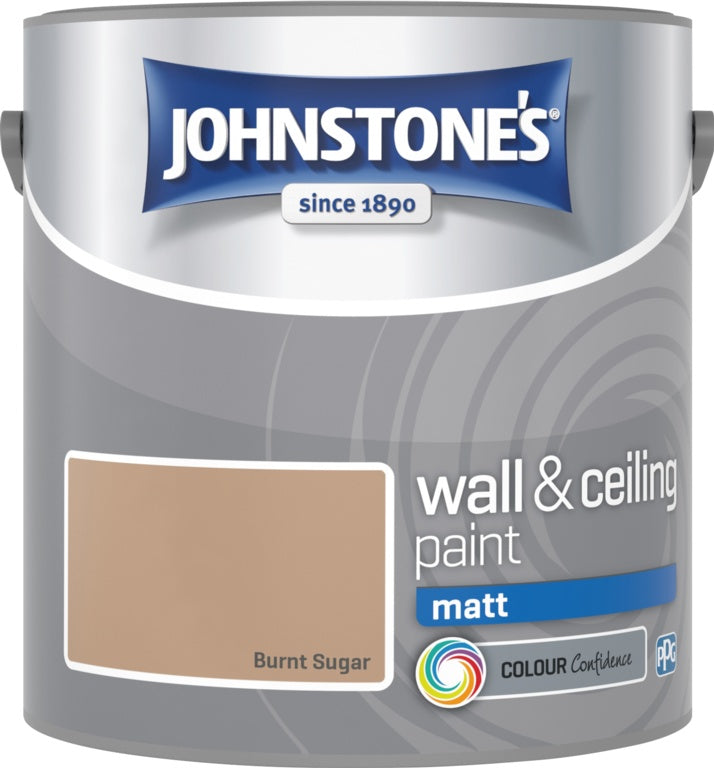 Johnstone's Wall & Ceiling Matt 2.5L Burnt Sugar