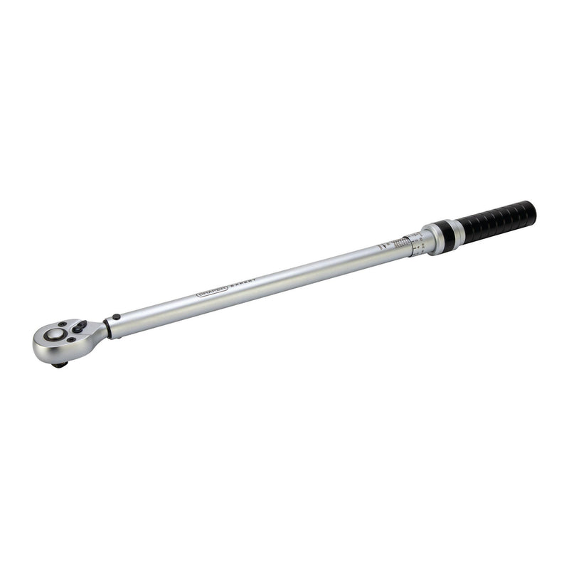 Draper 17766 Draper Expert Ratchet Torque Wrench, 1/2" Sq. Dr., 60-340Nm