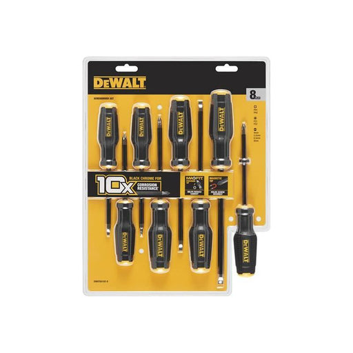 Dewalt MAX FIT® Screwdriver Set, 8 Piece Dewalt - RockBottom Northampton