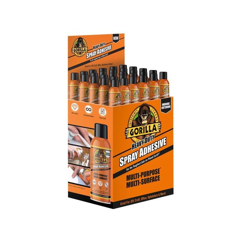 Gorilla Glue Heavy-Duty Spray Adhesive Display Cube Gorilla Glue - RockBottom Northampton