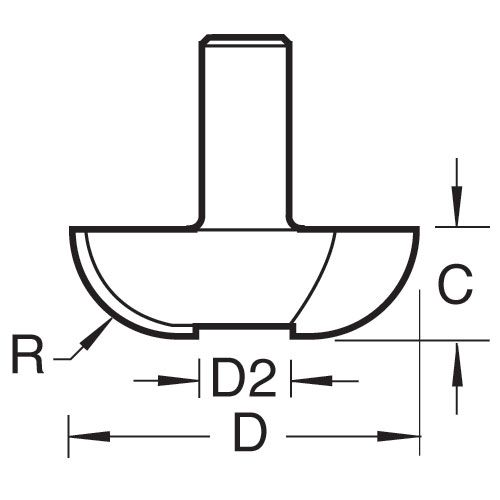 Trend 18/21X1/2TC Radius Panel Raiser Cutter