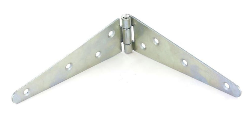 Securit Strap Hinges Zinc Plated (Pair) 200mm (8")