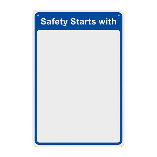 Safety Mirror - Safety Starts With - W200mm x H300mm