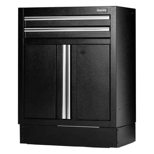 Draper Bunker Modular Floor Cabinet, 2 Drawer, 2 Door, 680mm Draper - Town Tools