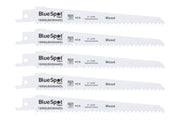 Blue Spot Tools 5 PCE 152mm Wood Cutting Recip Blade 3TPO