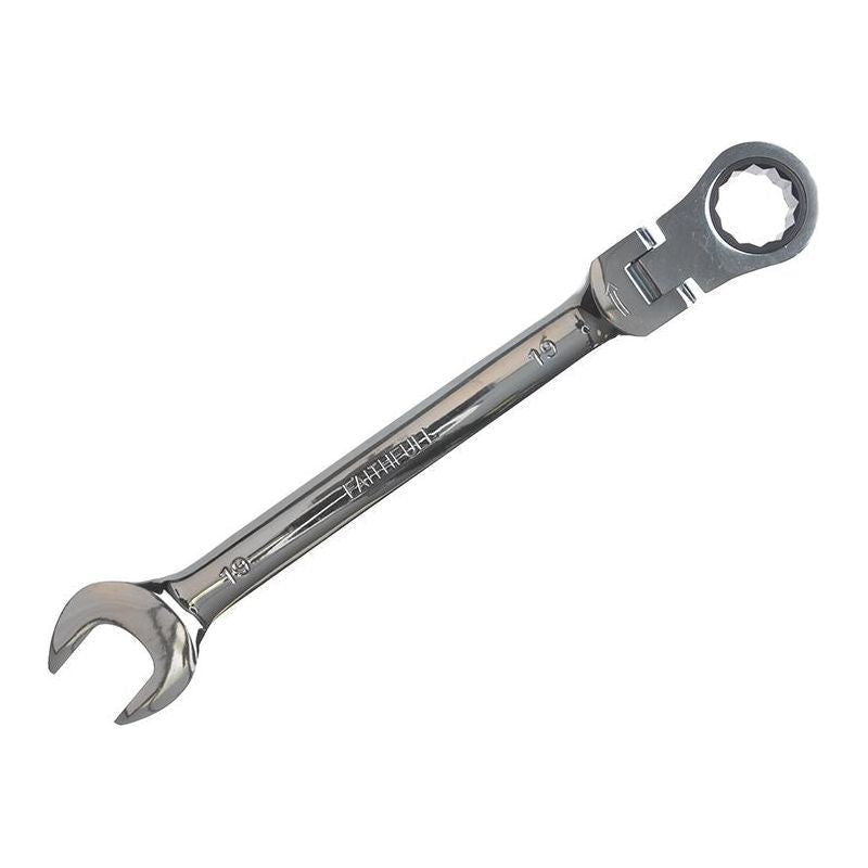 Faithfull Ratchet Combination Spanner Flex Head CV 30mm Faithfull - RockBottom Northampton