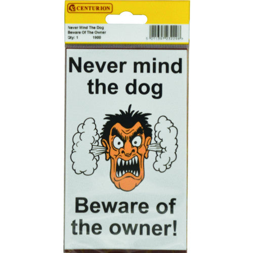 89mm x 150mm Home Safe Pack 'Never Mind The Dog...' (Pack of 2)