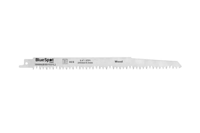 Blue Spot Tools 5 PCE 229 mm HCS Reciprocating Saw Blades