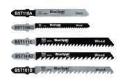 Blue Spot Tools 10 PCE Jigsaw Blade Set (T-Shank)