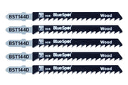 Blue Spot Tools 5 PCE HCS Quick Cut Jigsaw Blades For Wood TPI