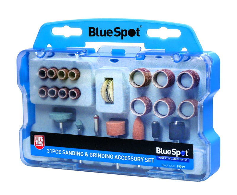 Blue Spot Tools 31 PCE Rotary Tool Sanding and Grinding Accessory Set