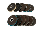 Blue Spot Tools 11 PCE Polishing and Flap Disc Set