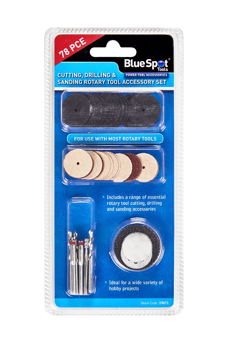 Blue Spot Tools 78 PCE Grinding Accessories Tool Set