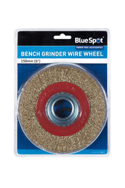 Blue Spot Tools 150mm (6") Bench Grinder Wire Wheel