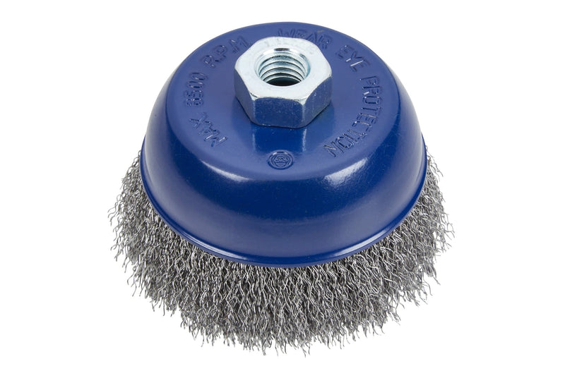 Blue Spot Tools 100mm (4") M14 x 2 Wire Cup Brush