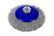 Blue Spot Tools 115mm (4 1/2") M14 x 2 Steel Bevel Wire Cup Brush
