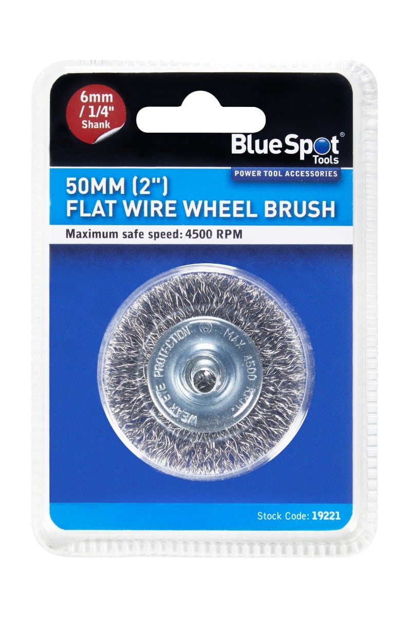 Blue Spot Tools Flat Wire Wheel Brush