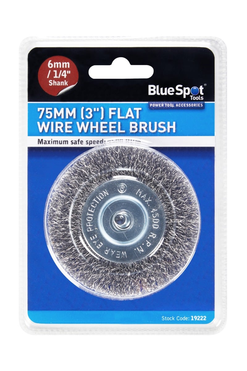 Blue Spot Tools Flat Wire Wheel Brush