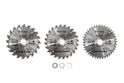 Blue Spot Tools 3 PCE x 30mm TCT Circular Saw Blades (20, 24 & 40 Teeth)