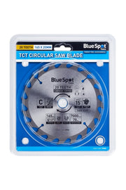 Blue Spot Tools 165mm x 20mm Circular Saw Blade (20 Teeth)