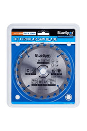 Blue Spot Tools 165mm x 20mm Circular Saw Blade (24 Teeth)