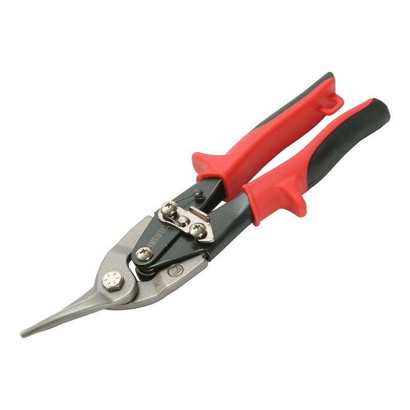 Faithfull Red Compound Aviation Snips Left Cut 250mm (10in) Faithfull - RockBottom Northampton