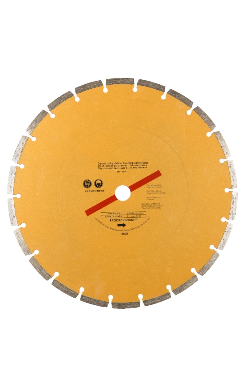 Blue Spot Tools Segmented Gold Diamond Dry Cutting Disc