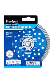 Blue Spot Tools 115mm (4 ½”) Turbo Cutting Disc