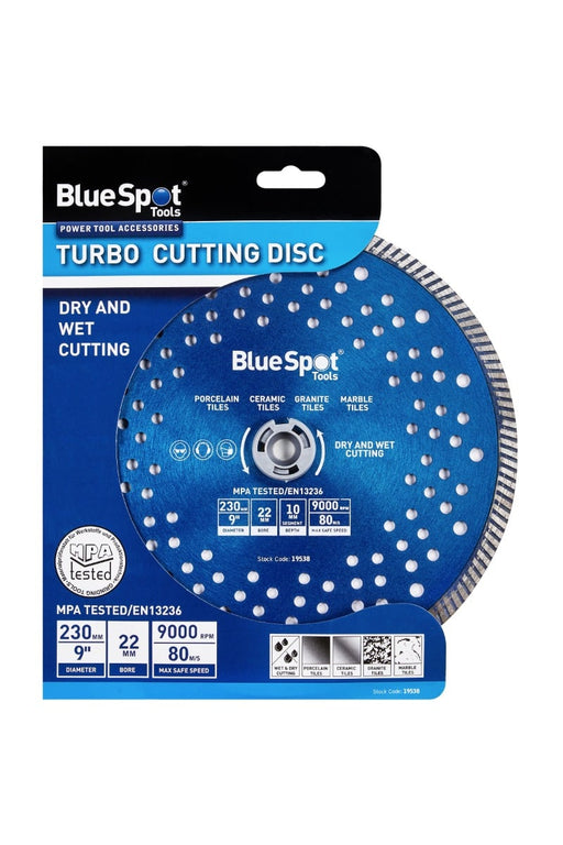 Blue Spot Tools Turbo Cutting Disc