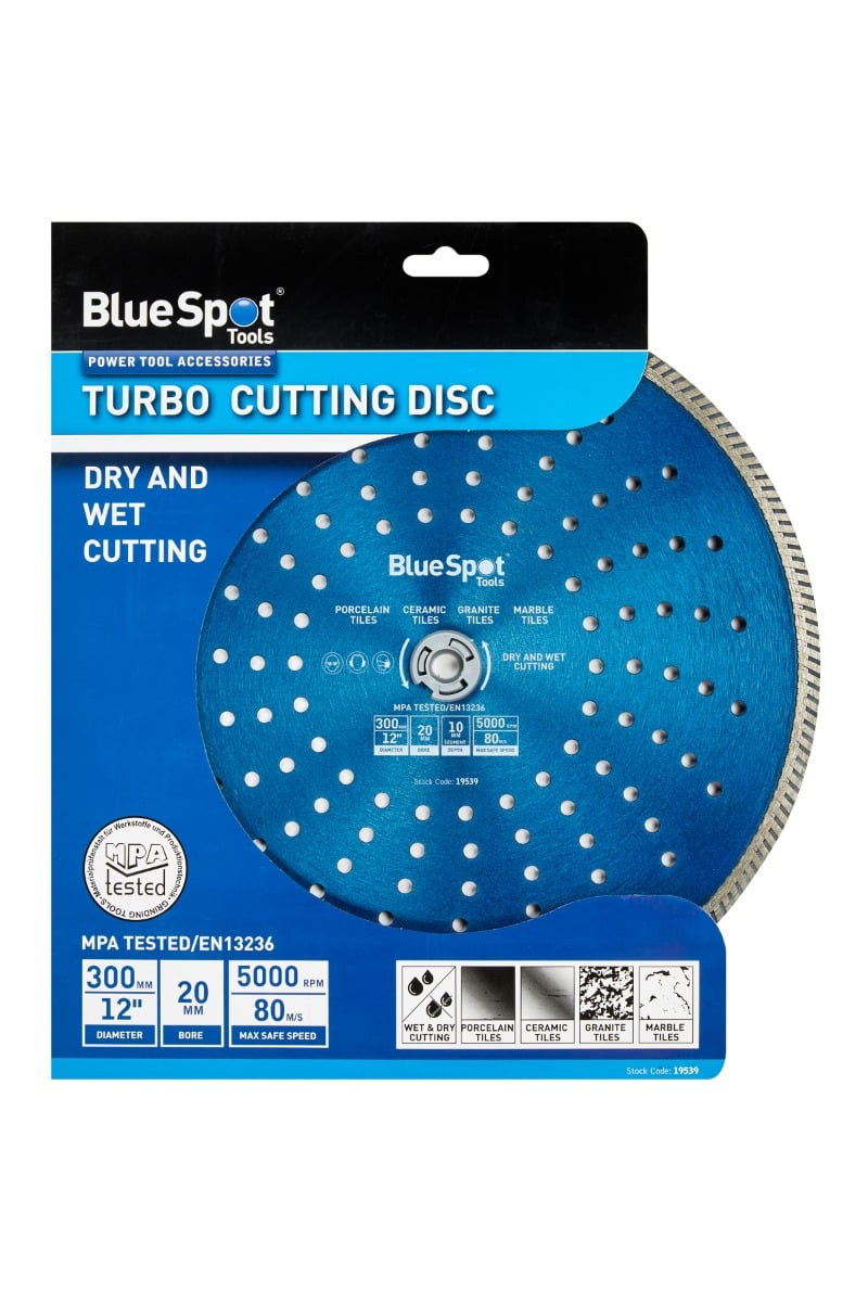 Blue Spot Tools Turbo Cutting Disc