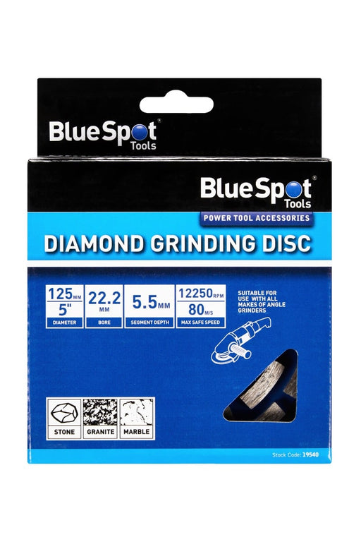 Blue Spot Tools 125mm (5") Diamond Grinding Disc