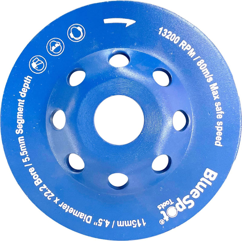 Blue Spot Tools 115mm (4 1/2") Cup Grinding Wheel
