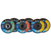 Blue Spot Tools 6 PCE 115mm (4.5") Aluminium Oxide Flap Disc Set