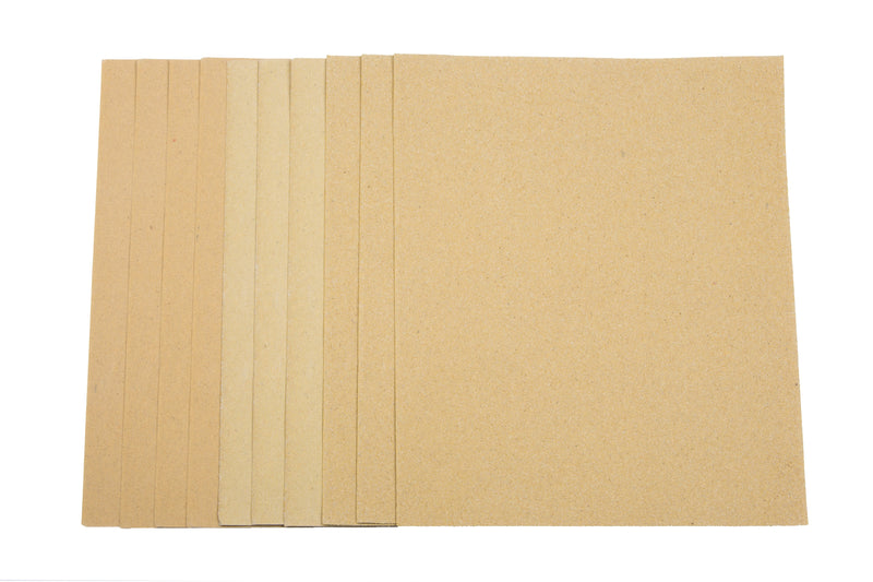 Blue Spot Tools 10 PCE Assorted Sandpaper Sheets