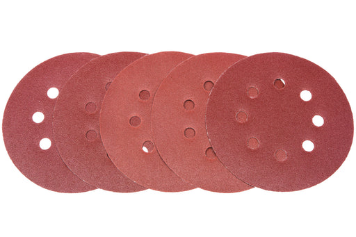 Blue Spot Tools 125mm 5 Pack Sanding Disc
