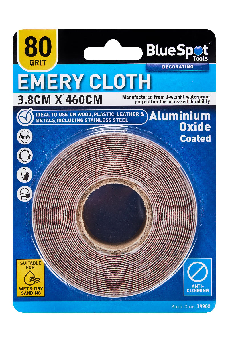 Blue Spot Tools 3.8cm x 460cm Emery Cloth
