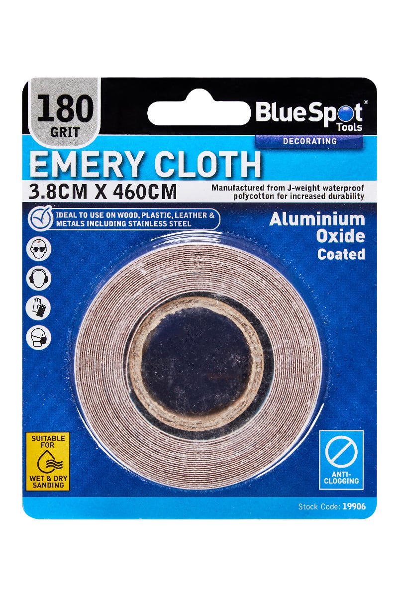 Blue Spot Tools 3.8cm x 460cm Emery Cloth