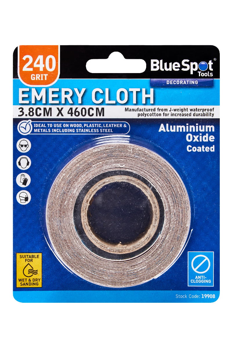 Blue Spot Tools 3.8cm x 460cm Emery Cloth