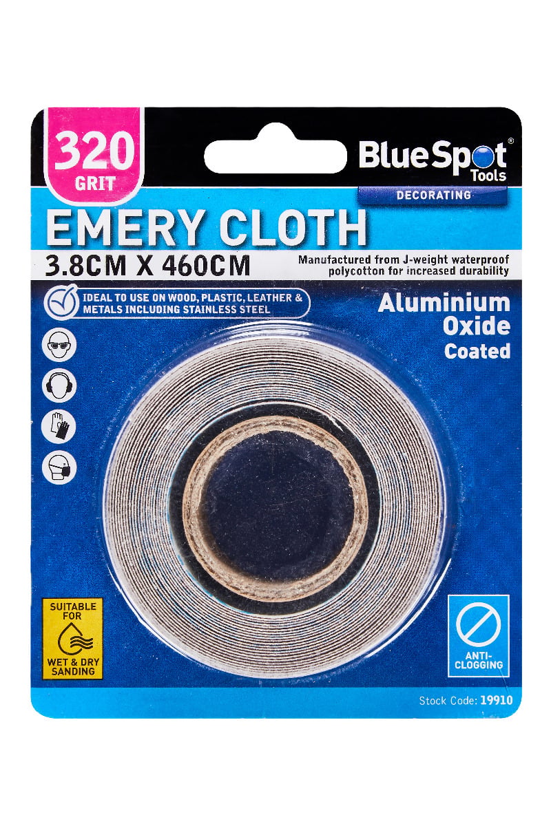 Blue Spot Tools 3.8cm x 460cm Emery Cloth