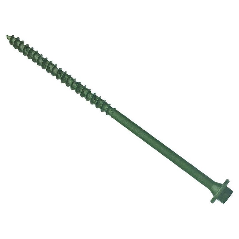 Forgefix Hexagonal/TORX® Compatible Timber T30 Screws Green 7x250mm Tub 40 ForgeFix - RockBottom Northampton