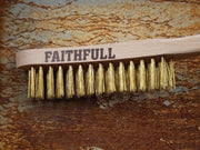 Faithfull Brass Scratch Brush, Three Row Faithfull - RockBottom Northampton