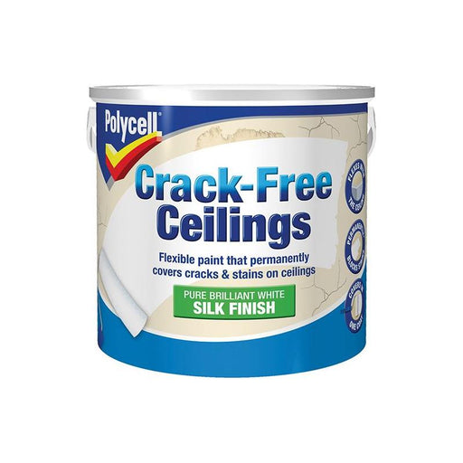 Polycell Crack-Free Ceilings Smooth Silk 2.5 litre Polycell - RockBottom Nothampton