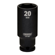 Draper Draper HI-TORQ Metric Deep Impact Socket, 3/8" Sq. Dr., 20mm Draper - Town Tools