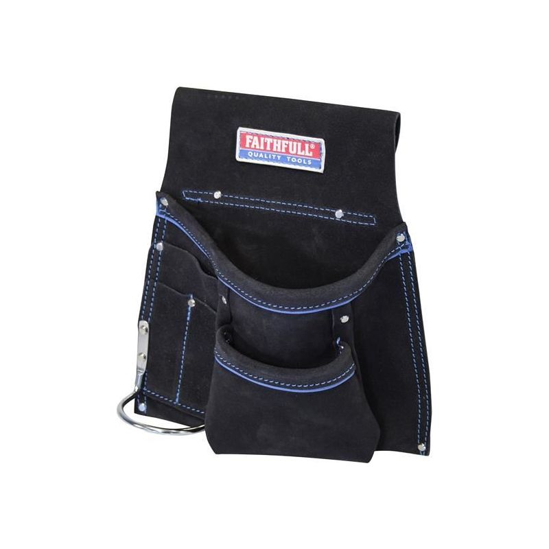 Faithfull Single Tool & Nail Pouch Faithfull - RockBottom Northampton