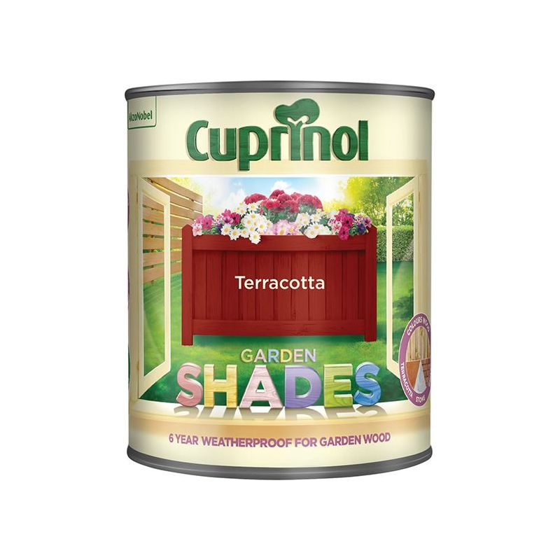Cuprinol Garden Shades Terracotta 1 litre Cuprinol - RockBottom Northampton