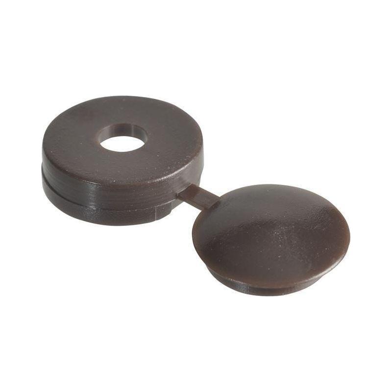 Forgefix Hinged Cover Cap Dark Brown No. 10-12 Bag 100 ForgeFix - RockBottom Northampton