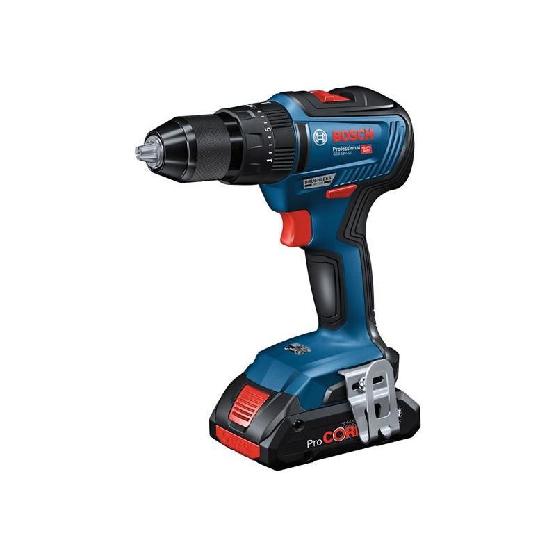 Bosch GSB 18V-55 Professional Combi Drill 18V 2 x 4.0Ah ProCORE18V Li-ion Bosch - RockBottom Northampton