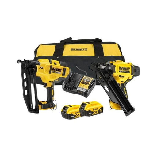 Dewalt Power Tools DCK246P2 XR Nailer Kit 18V 2 x 5.0Ah Li-ion DeWALT Power Tools - NorthantsTrade Northampton